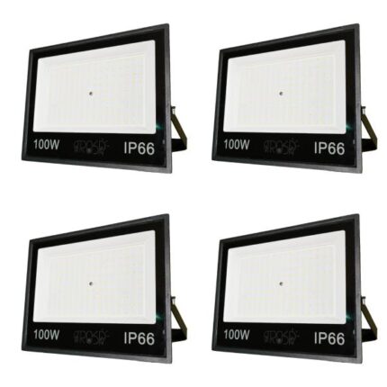 تصویر پک چهار عددی پروژکتور ال ای دی 100 وات