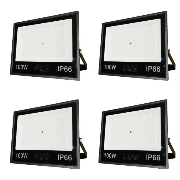 تصویر پک چهار عددی پروژکتور ال ای دی 100 وات